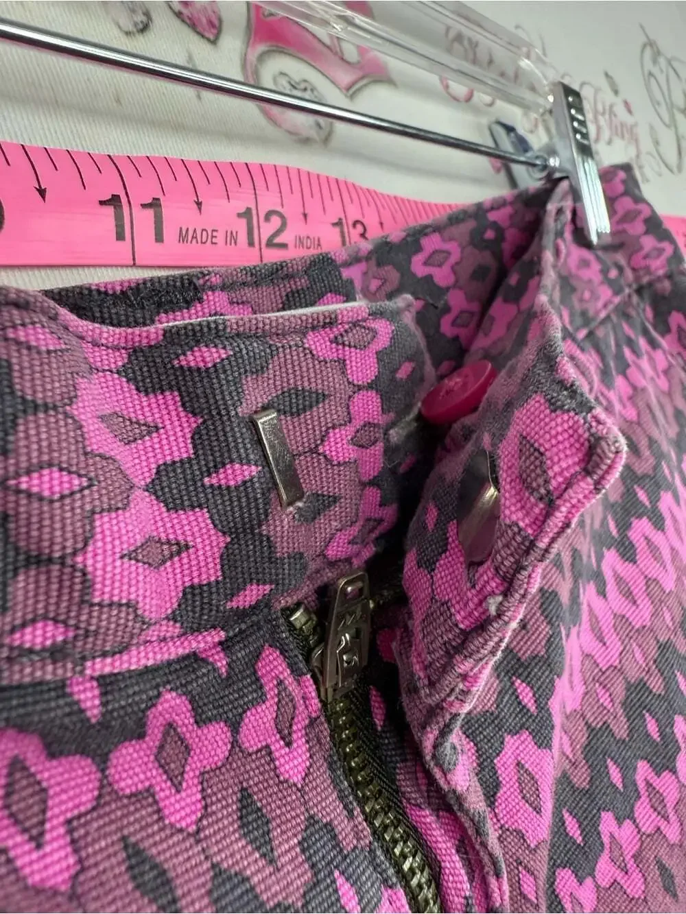 Joe fresh shorts Women's Pink purple Patterned Shorts